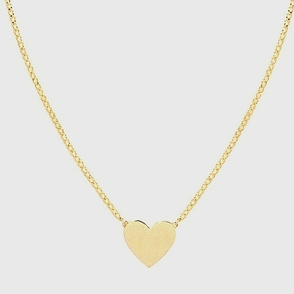 Nwot Gorjana 18k Vermeil Bespoke Wilder Heart Necklace - Picture 1 of 6